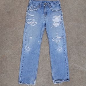 Distressed Carhartt Jeans 30x32 Waist 30